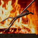 5-Piece Antique Rust Finish Wrought Iron Toolset with Twist Handles | UniFlame