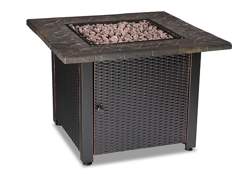 Gas Fire Pit 30 in., Resin Tile Mantel - Endless Summer
