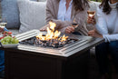 30-Inch Square Propane Gas Fire Pit Table with Steel Mantel | Endless Summer