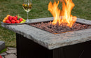 30-Inch Square Propane Gas Fire Pit Table with Brown Fire Rock | Endless Summer