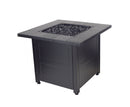 30-Inch Square Propane Gas Fire Pit Table with Stamped Tile Design | Endless Summer