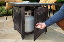 30-Inch Square Propane Gas Fire Pit Table "The Bristol" | Endless Summer