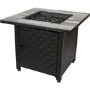 30-Inch Square Propane Gas Fire Pit Table "The Lancaster" | Endless Summer