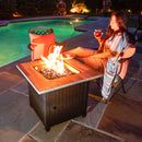 30-Inch Square Propane Gas Fire Pit Table "The Lancaster" | Endless Summer