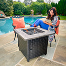 30-Inch Square Propane Gas Fire Pit Table "The Lancaster" | Endless Summer