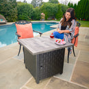 30-Inch Square Propane Gas Fire Pit Table "The Lancaster" | Endless Summer