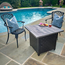 30-Inch Square Propane Gas Fire Pit Table "The Lancaster" | Endless Summer