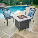 30-Inch Square Propane Gas Fire Pit Table "The Lancaster" | Endless Summer