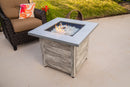 30-Inch Square Propane Gas Fire Pit Table "The Chesapeake" | Endless Summer