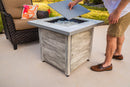 30-Inch Square Propane Gas Fire Pit Table "The Chesapeake" | Endless Summer