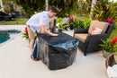30-Inch Square Propane Gas Fire Pit Table "The Chesapeake" | Endless Summer