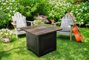 30-Inch Square Propane Gas Fire Pit Table "The Burlington" | Endless Summer