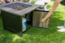 30-Inch Square Propane Gas Fire Pit Table "The Burlington" | Endless Summer