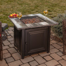 30-Inch Square Propane Gas Outdoor Fire Pit Table "The Alton " | Endless Summer