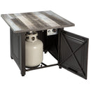 30-Inch Square Propane Gas Outdoor Fire Pit Table "The Alton " | Endless Summer