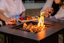 28-Inch Square Propane Gas Fire Pit Table "The Vanderbilt" | Endless Summer