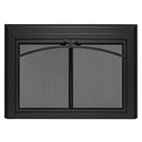 UniFlame "Gerri" Cabinet-style Fireplace Doors with Smoke Tempered Glass
