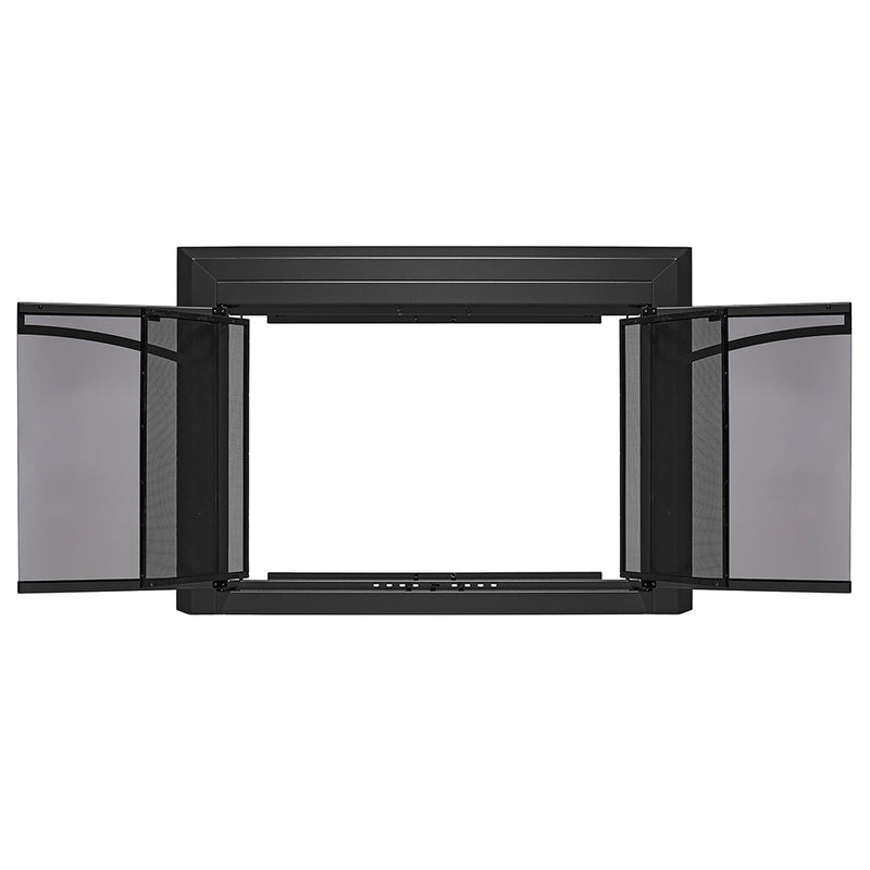 UniFlame "Gerri" Cabinet-style Fireplace Doors with Smoke Tempered Glass