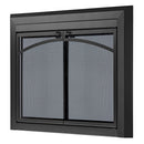 UniFlame "Gerri" Cabinet-style Fireplace Doors with Smoke Tempered Glass