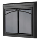 UniFlame "Gerri" Cabinet-style Fireplace Doors with Smoke Tempered Glass