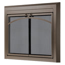 UniFlame "Gerri" Cabinet-style Fireplace Doors with Smoke Tempered Glass