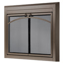 UniFlame "Gerri" Cabinet-style Fireplace Doors with Smoke Tempered Glass