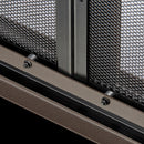 UniFlame "Gerri" Cabinet-style Fireplace Doors with Smoke Tempered Glass