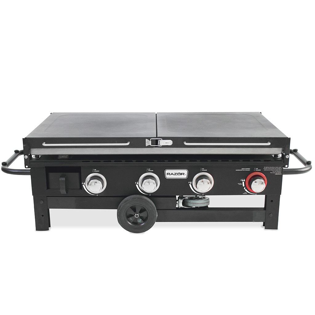 Razor 4Burner Griddle With Folding Shelves Outdoormarketplace