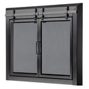 UniFlame "Gregory" Cabinet-style Fireplace Doors with Smoke Tempered Glass