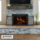 UniFlame "Gregory" Cabinet-style Fireplace Doors with Smoke Tempered Glass