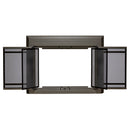 UniFlame "Kendall" Cabinet-style Fireplace Doors with Smoke Tempered Glass