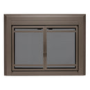 UniFlame "Kendall" Cabinet-style Fireplace Doors with Smoke Tempered Glass