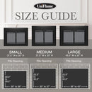 UniFlame "Kendall" Cabinet-style Fireplace Doors with Smoke Tempered Glass