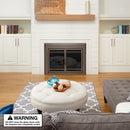 UniFlame "Kendall" Cabinet-style Fireplace Doors with Smoke Tempered Glass