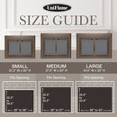 UniFlame "Kendall" Cabinet-style Fireplace Doors with Smoke Tempered Glass