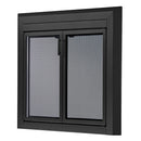 UniFlame "Logan" Cabinet style Fireplace Doors with Smoke Tempered Glass