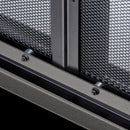 UniFlame "Logan" Cabinet style Fireplace Doors with Smoke Tempered Glass