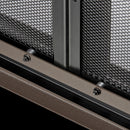 UniFlame "Logan" Cabinet style Fireplace Doors with Smoke Tempered Glass