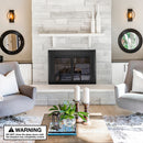 UniFlame "Logan" Cabinet style Fireplace Doors with Smoke Tempered Glass
