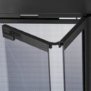 UniFlame "Roman" Bi-fold style Fireplace Doors with Smoke Tempered Glass