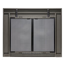 UniFlame "Roman" Bi-fold style Fireplace Doors with Smoke Tempered Glass