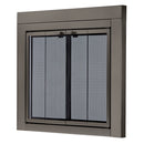 UniFlame "Roman" Bi-fold style Fireplace Doors with Smoke Tempered Glass