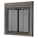 UniFlame "Roman" Bi-fold style Fireplace Doors with Smoke Tempered Glass