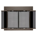 UniFlame "Roman" Bi-fold style Fireplace Doors with Smoke Tempered Glass