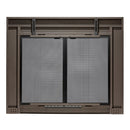 UniFlame "Roman" Bi-fold style Fireplace Doors with Smoke Tempered Glass