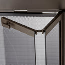 UniFlame "Roman" Bi-fold style Fireplace Doors with Smoke Tempered Glass