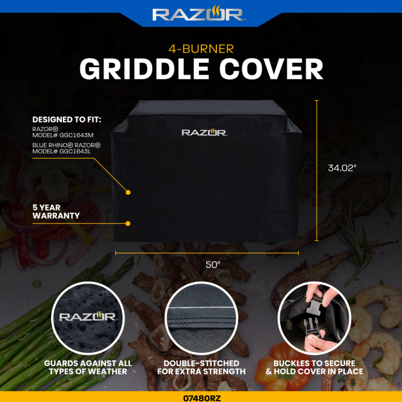 Razor 4-Burner Griddle Cover