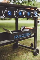 Razor 4 Burner Razor Griddle with Folding Shelves and Features