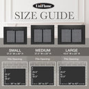 UniFlame "Roman" Bi-fold style Fireplace Doors with Smoke Tempered Glass