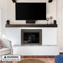 UniFlame "Roman" Bi-fold style Fireplace Doors with Smoke Tempered Glass